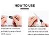 Pinkee's (2 Pack) 6 inch Stainless Steel Metal Nail File for Fingernails, Toenails, Scraping, Strengthening, Finger Manicure File