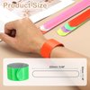 PATIKIL 22cm Reflective Bands, 24pcs Reflective Arm Bands Straps Wrist Reflective Running Gear Safety Reflective Straps Bracelets High Visibility for Night Walking Bicycle, Green