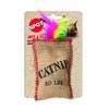 Ethical Jute and Feather Sack with Catnip Cat Toy