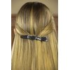 HH&LL 12pcs Hair clips for Styling – Wide Teeth & Double-Hinged Design – Alligator Styling Sectioning Clips of Professional Hair Salon Quality (Black without Logo)