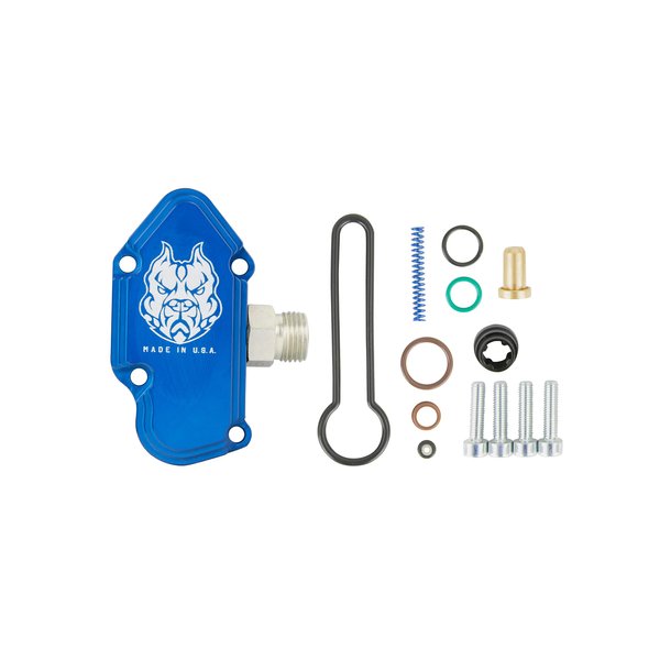 Sinister Diesel Blue Spring Kit with Billet Spring Housing - Fuel Regulator Kit - 2003-2007 Ford Blue Spring Kit 6.0 Powerstroke – Fast Install – Replace OE # 3C3Z-9T517-AG 3C3Z9T517AG