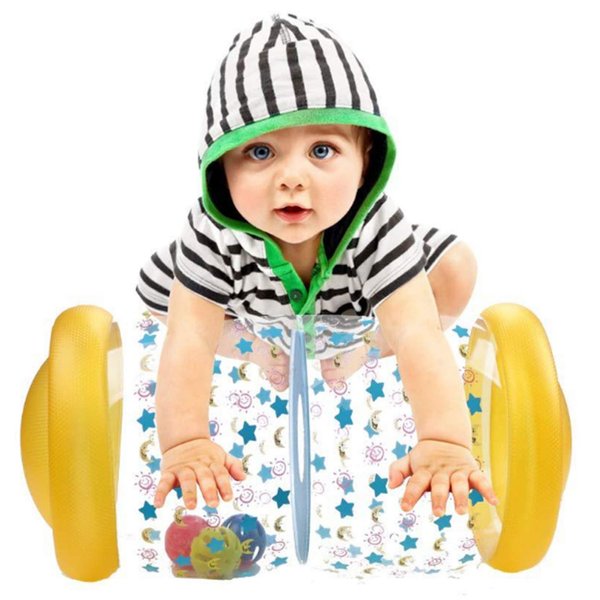 QINGBAO Baby Crawling Toy Fitness Toys Exercise Your Baby's Hearing and Touch Exercise Your Baby's Muscles and Coordination (Yellow)