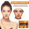 Luxury Intensive Tanning Gel, Intensive Tanning Luxe Gel, Natural Tanning Cream Gel for Natural Tan Skin, Tanning Gel for Sunbeds and Outdoor Sun