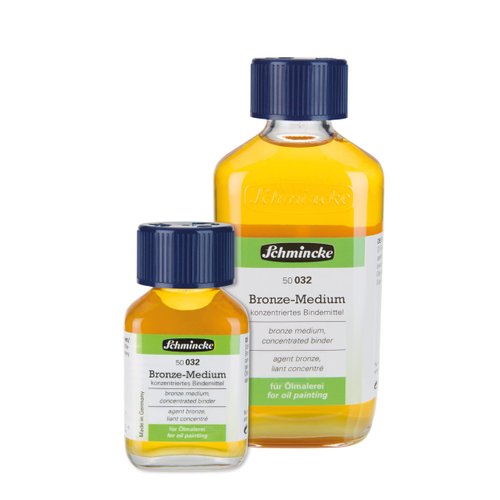 Schmincke - Bronze medium, 60 ml, 50032025, Ready-to-use binder for oil bronzes for iridescent metallic effects on oil paintings, as well as pre-primed surfaces