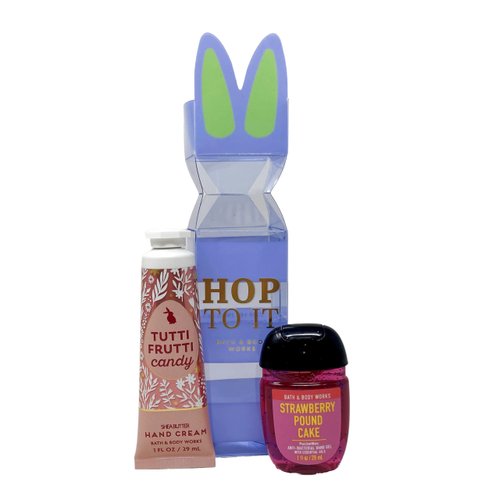 Bath and Body Work Hop To It - Travel Gift Set - Hand Gel and Hand Cream