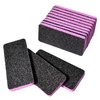 New AMT 12 PCS Pedicure Foot File Grit 60/60, Black Callus Remover File, Nail Files for Pets, Emery Boards for Pet Grooming, 60 Grit Foot File (12 PCS -Pink Center)