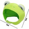 TAORANJU Frog Hat Green Anime Plush Frog Shaped Hat Cap Headwear Funny Novelty Plush Hat Funny Novelty Plush Hat Party Hats for Kids Adults