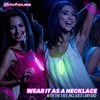 The Glowhouse Premium Ultra Bright 6 inch Glow Sticks Mega Party Pack of 25 (Mixed) - Individually Wrapped with Lanyards UK Brand