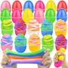 12 Pack Easter Eggs Fillers Butter Slime Kit, Easter Egg Stuffers Easter Slime Toys Easter Eggs for Easter Eggs Hunt Filling Treats Stuffer Easter Party Favor