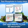Phosphate Test Strips for Freshwater & Saltwater Fish Tank - Testing Strips for Fresh & Salt Water Aquarium - Lab Grade Water Tester Kit - 25 Count