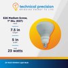Technical Precision Replacement for TCP 1r4023 Light Bulb 23W 120V 60Hz Bulb - BR40 Flood Light Bulb with E26 Medium Screw Base (E27) - 1 Pack