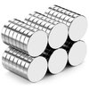 40Pack Small Magnets Tiny Magnets Mini Magnets, Small Round Fridge Magnets, Office Magnets for Whiteboard, Refrigerator Magnets, Multi-Use Small Neodymium Magnets - 10x2mm