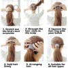 Sizobi 7Pcs Birds Nest Hair Clip, Hair Clips For Women,Expandable Hair Nest Clip Hair Accessories for Women and Girls,Hair Bun Maker,Hair Ponytail Holder for Thick/Thin Hair