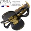 Camila Paris CP3241 French Hair Clip for Women, Black and Gold, Girls Hair Claw Clips Jaw Fashion Durable and Styling Hair Accessories for Women, Strong Hold No Slip Grip, Made in France
