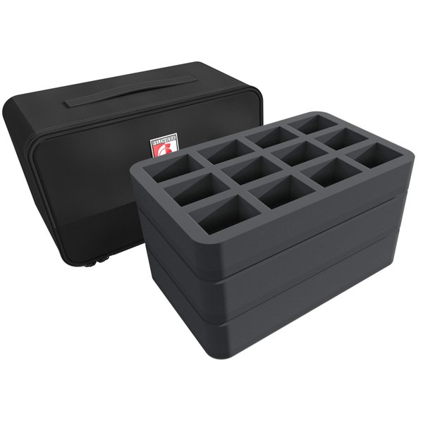 Feldherr Mini Plus Case Compatible with 44 Blood Bowl Miniatures - 2016 Edition