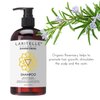 Laritelle Organic Shampoo 17.5 oz. Argan Oil, Ginger, Cedarwood. Promotes Hair Growth, Prevents Hair Loss. GF