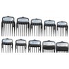 BUTITNOW 10 Pcs Hair Clipper Guards Guides 1/16" to 1" Lengths for All Wahl Clippers 79445/79524-3001/79608/ 79600-2101/79607/ 79434/79467/ 8500/79449/ 2000/9766/ 9591-2100, 08147, 08110, 08466