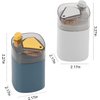 H&W 3PCS Toothpick Holder Dispenser, Toothpick Holder, Pop-Up Automatic Toothpick Dispenser for Kitchen Restaurant Thickening Toothpicks Without Toothpicks