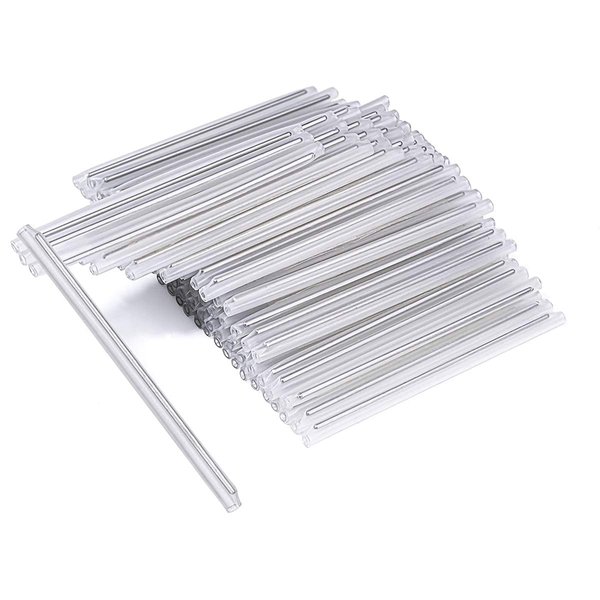 Preshrunk Dia 2.4mm Fiber Optic Fusion Splice Protection Sleeves 60mm Clear | High Grade Design | Fast Heat Shrink Tube | 400pcs