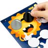 WATINC 45pcs Make Your Own Planet Stickers Games, 9 Planets Solar System Birthday Party Favor Stickers for Kids, DIY Outer Space Make a Face Sticker for Children, Craft Kit Toy for Kids Party Supplies