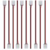 LightingWill 10pcs/Pack Strip Wire Solderless Snap Down 2Conductor LED Strip Connector for 10mm Wide 5050 5630 Single Color Flex LED Strips
