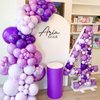 PartyWoo Lavender Balloons, 100 pcs Light Purple Balloons Different Sizes Pack of 36 Inch 18 Inch 12 Inch 10 Inch 5 Inch Purple Balloons for Balloon Garland or Arch as Party Decorations, Purple-Y15