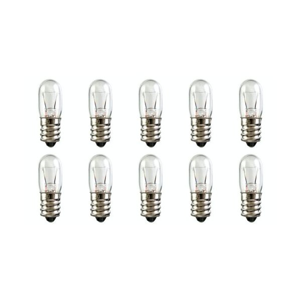 CEC Industries #4T4-24V-1 3/8 Bulbs, 24 V, 4 W, E12 Base, T-4 shape (Box of 10)