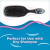 Wet Brush Shine Enhancer Hair Brush, Terrain Texture Gravel - Ultra-soft IntelliFlex Bristles - Natural Boar Bristles Leave Hair Shiny And Smooth For All Hair Types