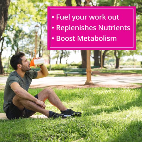 INVIGOR8 Superfood Grass Fed Whey Protein Isolate Shake Natural Strawberry Gluten-Free and Non GMO Meal Replacement with Probiotics and Omega 3 (645g)