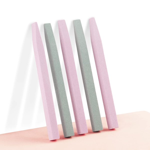 Acycoin2A 5PCS Pumice Stone Nail Art File Nail Cuticle Pusher Trimmer Pedicure Manicure Buffing Tool