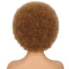 G&T Wig Afro Puff Wigs for Black Women 70s Wigs Natural Looking Fluffy and Bouncy Afro Curly Wigs for Daily Party Use (30#)