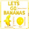 Lets Go Bananas Balloons Lets Go Bananas Birthday Decoration Lets Go Bananas Sign Lets Go Bananas Party Supplies