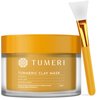 TUMERI Turmeric Clay Mask for Facial Skin Care – Turmeric with Vitamin C Clay Mask with Manuka Honey – Facial Mask for Dark Spots, Scarring and Cleansing – 2 oz with Face Mask Brush Applicator