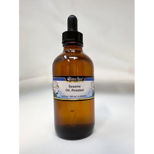 Sesame Oil, Roasted - 100% Pure, Cold Pressed (3.40 fl oz, ZIN: 428373) - 3 Pack