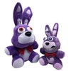 FNAF Nights Plush Toys - Bonnie Plush Stuffed Animal Rabbit Plush Toy for Children, Boys & Girls, Purple, 10 Inches