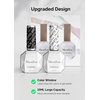 MelodySusie Thick Gel Polish Kit- 2 Pcs 15ml Black & White Colors Polish Set Nail Art Manicure Salon Diy at Home Christmas Gift
