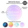 Mobiusea Creation Bath Bomb Labels Roll | 2 Inch |300 pcs Waterproof Bath Bomb Stickers for Small Bags, Bath Bomb Making Kit, Bath Bomb Making Supplies, Bath Bomb Labels and Packaging