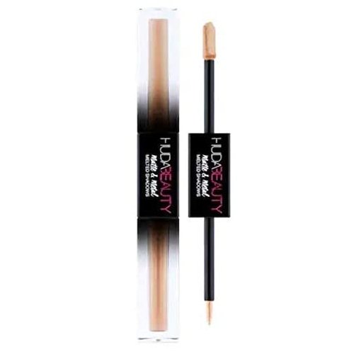 Huda Beauty Matte & Metal Melted Double Ended Eyeshadows! Metallic Eyeshadow Intense Shimmer, Blendability and Longevity! Choose Your Eye Shadow Color! (Faxu fur/bamboo hoops)