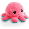 TeeTurtle - The Original Reversible Octopus Plushie - Pink + Aqua - Cute Sensory Fidget Stuffed Animals That Show Your Mood, 4 inch