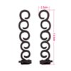 8 Pcs Hair Braiding Tool Hair Twist Hair Styling Clip Braider Bun Maker DIY Hairstyle Accessories for Girls, Women, Ladies (Black & Coffee)