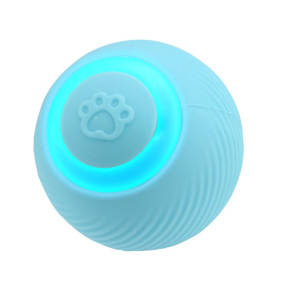 cszajcmrn Pet cat Toys Random Scrolling Indoor pet Toys Cat Toy Ball.Inspire cat Hunting instinctBlue 42 * 42 * 42mm