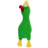 FRCOLOR Latex Chicken Squeaky Dog Chew Toy Interactive Toy for Aggressive Chewers Design for Playtime and Fetch Engaging Squeaky Sound