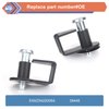 ZONFANT 2 Pcs Door Striker Bolts Set, Door Latch Lock Striker Bolts Including Bushing Compatible With Select 1980-1998 Ford / 1986-1989 Lincoln / 1981-1991 Mercury, Replace#E9AZ5422008A 38448