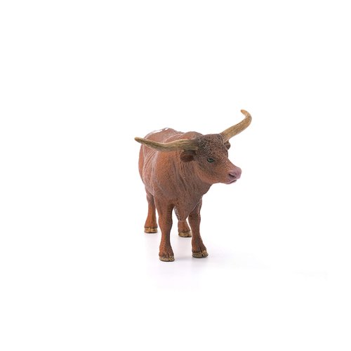 Schleich Farm World, Farm Animal Toys for Kids and Toddlers, Texas Longhorn Bull Cow Toy Figure, Ages 3+