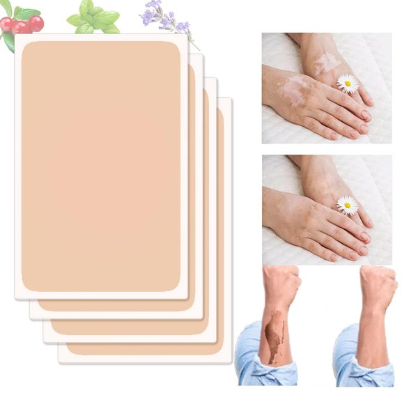 Tattoo Cover Up, Tape, Cover Up Sticker Pads Patches Sheets, Scar Concealing Tape, Waterproof, Lasts 3-7 days, Trendy Tape Available in 3 Color Options! 【Brown 4Pcs】