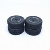 KingVal Replacement Front Wheel Tyre and Rear Wheel Tyre with Hex Hub Adapter Cross Wrench RC Parts Combo Compatible with WLtoys 1/14 144001 RC Car
