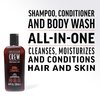 American Crew Shampoo, Conditioner & Body Wash for Men, 3-in-1, 3.3 Fl Oz