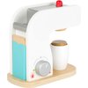 Small Foot Wooden Toys Coffee Machine, Cups and Coffee Beans Complete playset for Play Kitchens Designed for Children Ages 3+, Multi (10593)