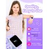 Butele Kids Smart Watch with Sleep Mode, 20 Sports Modes, 5 Games and Pedometer - Fun Birthday Gifts for 4-16 Year Olds (Purple)