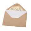 50 Pack Congratulations Card – Elegant Greeting Cards With ‘’Congratulations’’ Embossed In Gold Foil Letters – For Engagement, Graduation, Wedding - 52 Kraft Envelopes Included - 4" x 6" - White